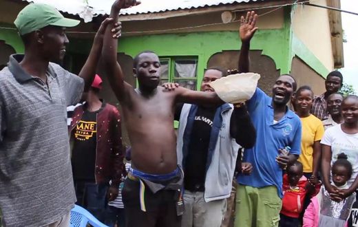 Tony Wamalwa was declared the winner after eating 2 kgs of ugali in 35 mins