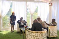 Prime Cabinet Secretary Musalia Mudavadi at her daughter's Kuara Itara traditional wedding