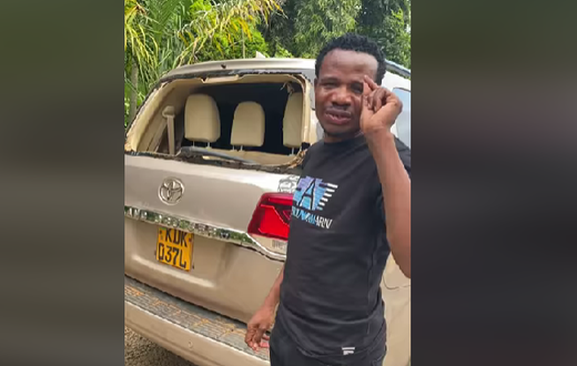 MP Peter Salasya speaks after ugly confrontation that left his car damaged