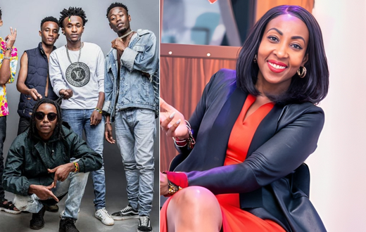 A collage of Sailors Gang and Mwalimu Rachel