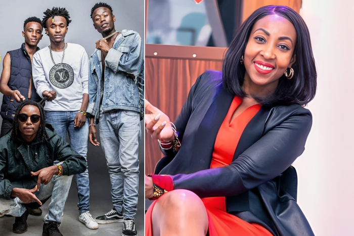 A collage of Sailors Gang and Mwalimu Rachel