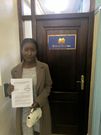 Deborah Monari-Delivering Medical Malpractice Petition to the office of the CS