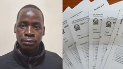 Nicholas Ngumbau Kalewa, alias ‘Mr. Examiner’ who teaches Christian Religious Education (CRE) who was selling fake 2023 National Exam papers was arrested after walking into a trap set up by the DCI