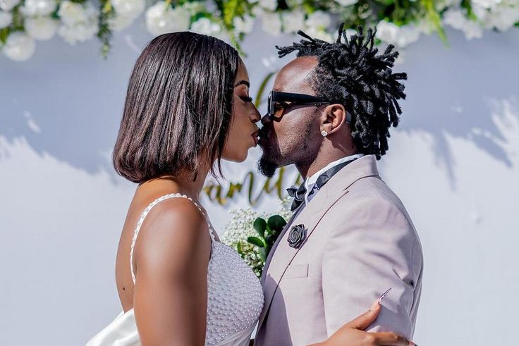 Diana Marua and hubby Bahati