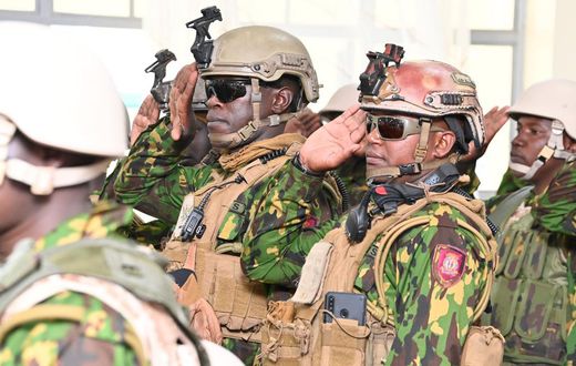 President William Ruto on Monday officially commissioned the deployment of the first batch of 400 Kenyan police officers to Haiti.