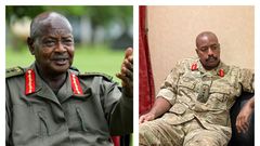 President Yoweri Museveni and First Son Gen Muhoozi Kainerugaba