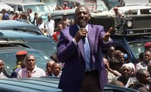 President William Ruto speaking in Kasarani, Nairobi on Febriary 5, 2023