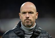 Erik ten Hag of Manchester United during the Premier League match between Fulham FC and Manchester United at Craven Cottage on November 13, 2022