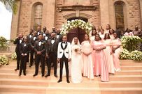 Maryanne Mudavadi & hubby seal their union in a glamorous white wedding wedding( Photos ,oses Kuria on X)