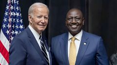 President Joe Biden and President William Ruto at the White House, Washington