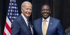 President Joe Biden and President William Ruto at the White House, Washington