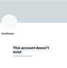 Error message returned after searching for NTV Kenya's Twitter account