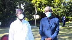 President Yoweri Museveni met with Eddy Kenzo on Monday