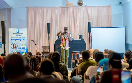 Njugush performing at TTNT show in the UK