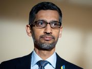 CEO of Alphabet and Google Sundar Pichai in Warsaw, Poland on March 29, 2022.Mateusz Wlodarczyk/NurPhoto via Getty Images