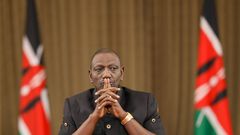 President William Ruto during a media interview at State House, Nairobi