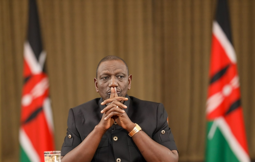 President William Ruto during a media interview at State House, Nairobi