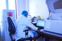A specialist at work in a hospital