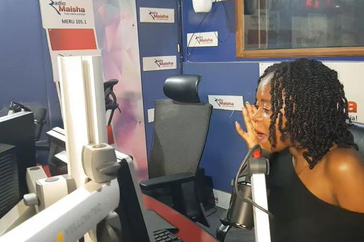 Radio Maisha news anchor Beatrice Maganga who announced her exit today, January 28, 2023
