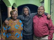 Lil Maina and his grandparents
