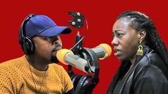 Alex Mwakideu and Wilbroda