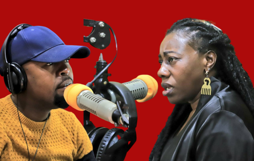 Alex Mwakideu and Wilbroda