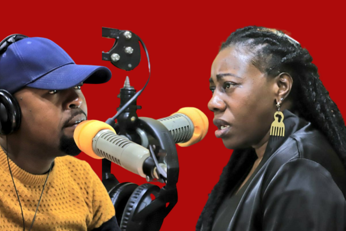 Alex Mwakideu and Wilbroda