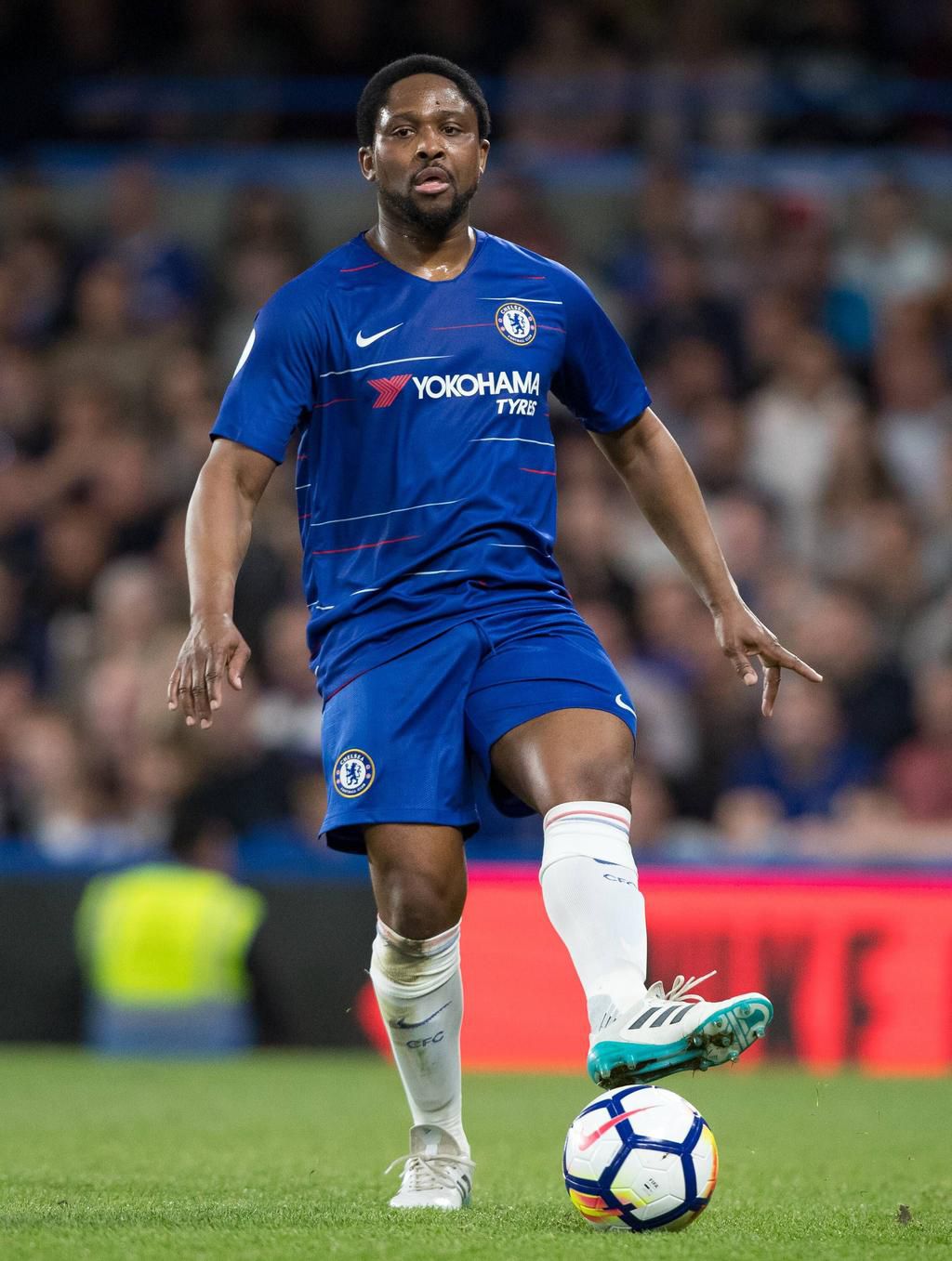 Celestine Babayaro of Chelsea during the Chelsea Legends v Inter Forever match in memory of Ray Wilkins on May 18, 2018.