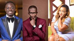 A collage image of Butita, Njugush and Betty Kyallo
