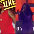 Nyashinski, Fally Ipupa and Tiwa Savage performing at Uhuru Grounds in Nairobi