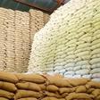 Bags of maize in storage