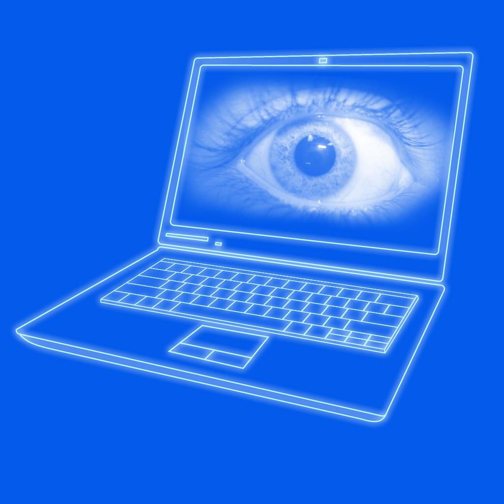 Spying laptop
