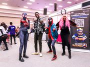Gaming enthusiasts at Carry1st stand at Naiccon