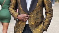 Actor Martin Githinji popularly known as Daddie Marto poses for a photo.