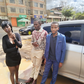 Suspects arrested at Kasarani Police Station after commandeering a taxi along Thika Superhighway