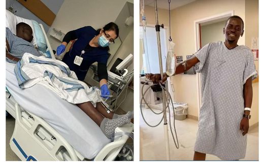 Hamphrey Mayanja is battling cancer at the UCI