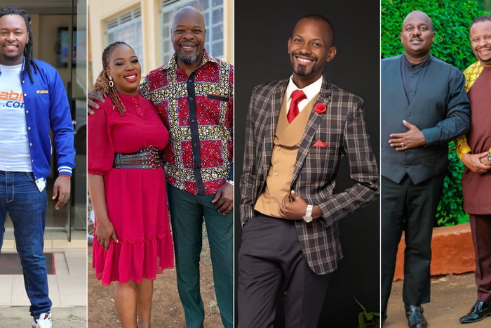 Shatta Bway, Ruth Matete & her father Abel Amunga, JB Masanduku and Pastor Pius Muiru & his son Andrew Muiru