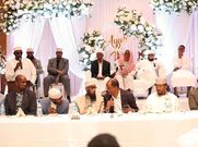 Citizen TV's renowned news anchor Ayub Abdikadir and his beloved Idil exchanged their vows in a traditional Nikah ceremony held at Ole Sereni Hotel in Nairobi on Sunday, September 3.