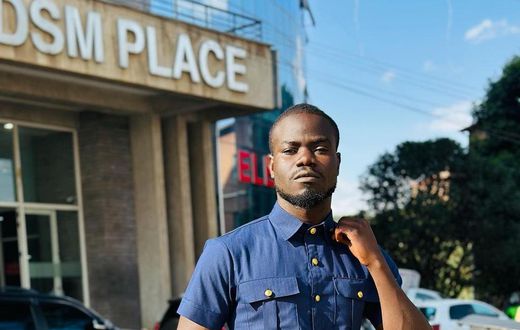 Comedian Mulamwah poses for a photo