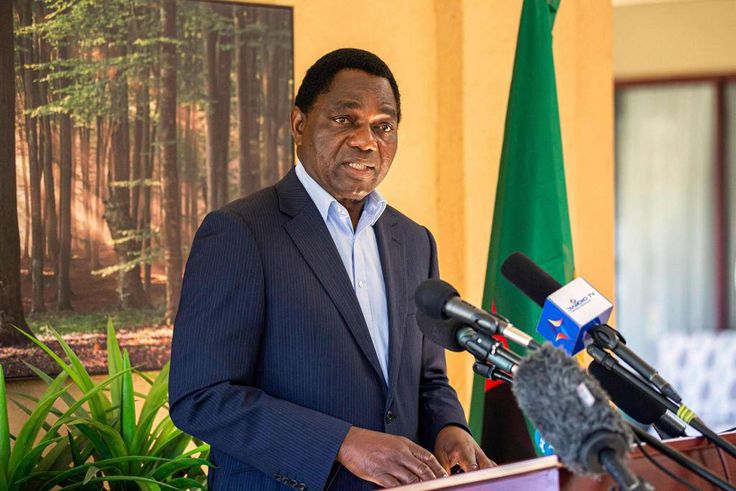 Zambian President Hakainde Hichilema