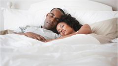 Couple sleeping