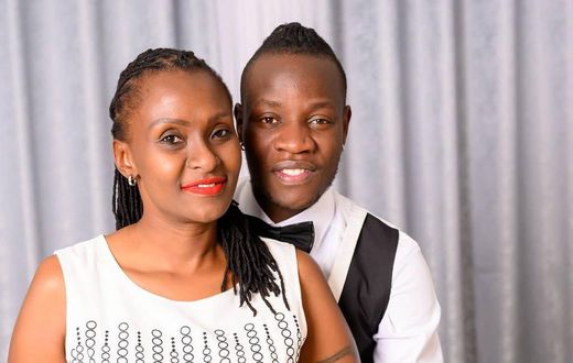 Guardian Angel with his wife Esther Musila