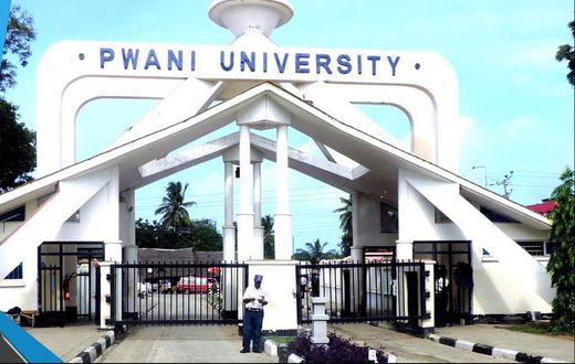 Pwani University gate