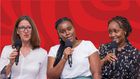 Kilifi First Lady Susane Mungaro, Nairobi First Lady Beatrice Sakaja and Makueni First Lady Anita Mutula