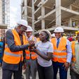 President Ruto inspects construction of an Affordable Housing Project