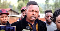 Jeff Mwathi's father Peter Ngugi
