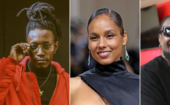 A collage image of Bensoul, Alicia Keys and Nyashinski