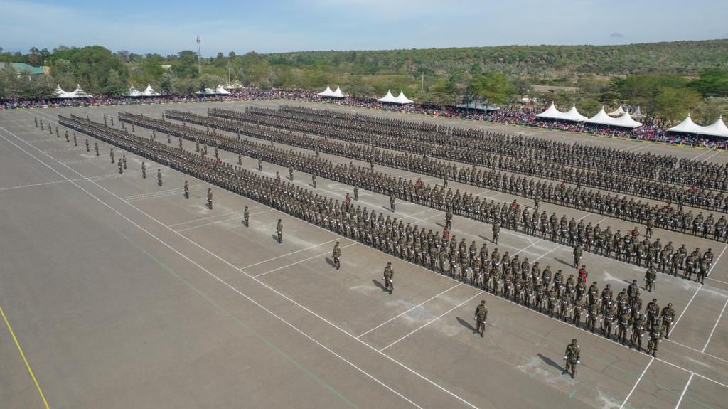 Pass-out parade of over 2000 Forest Officers in Gilgil