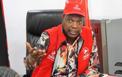 Jubilee Party Secretary General Jeremiah Kioni. PHOTO/TWITTER