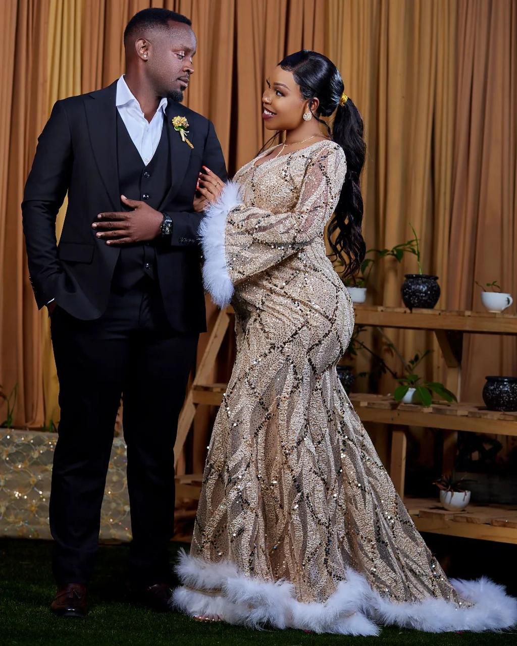 Model & Vixen Diana Chacha & fiancé MC Price